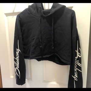 Billabong crop top hoodie
